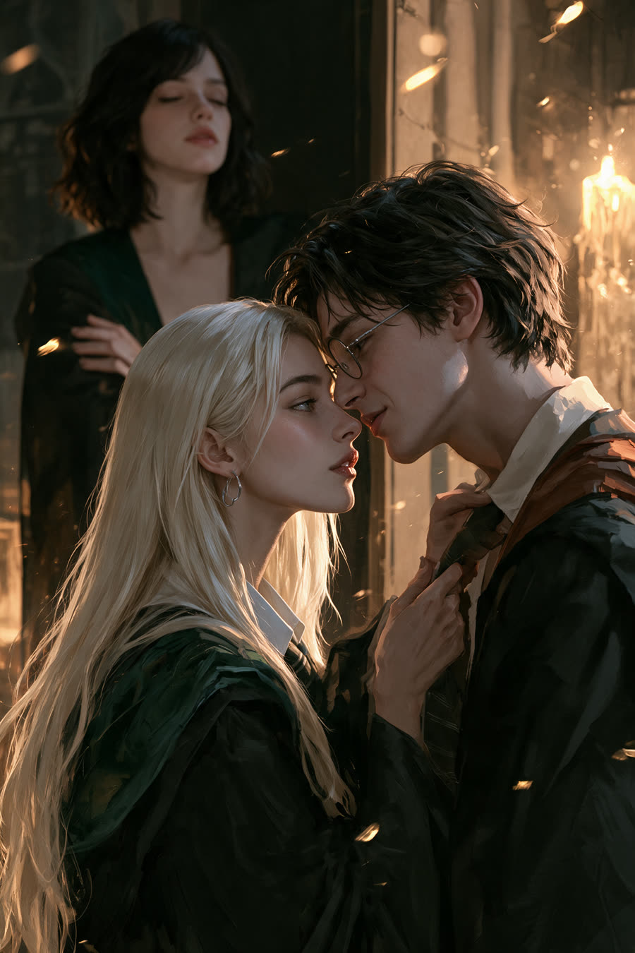 Kiss Him. Now. card: Odette says it once. Malfoid obeys.