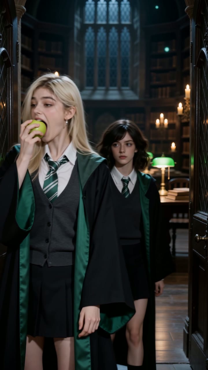 The Other Malfoid card: Two of me. One apple.