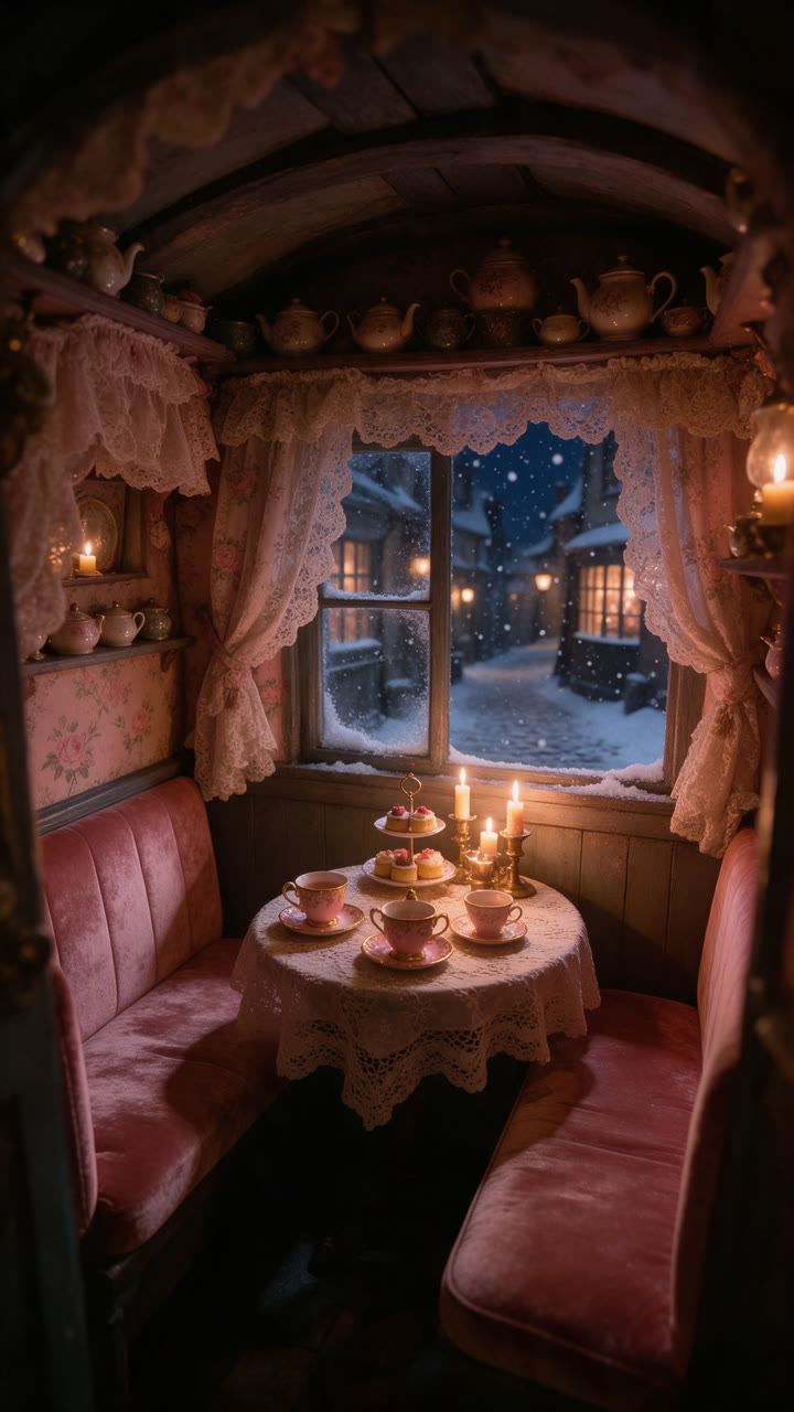 Tea Shop card: Not a date.