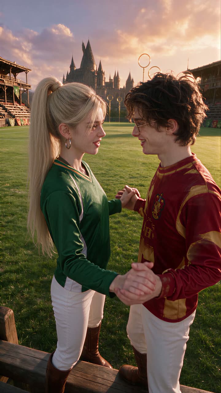 Malfoid and the boy in a still from the episode