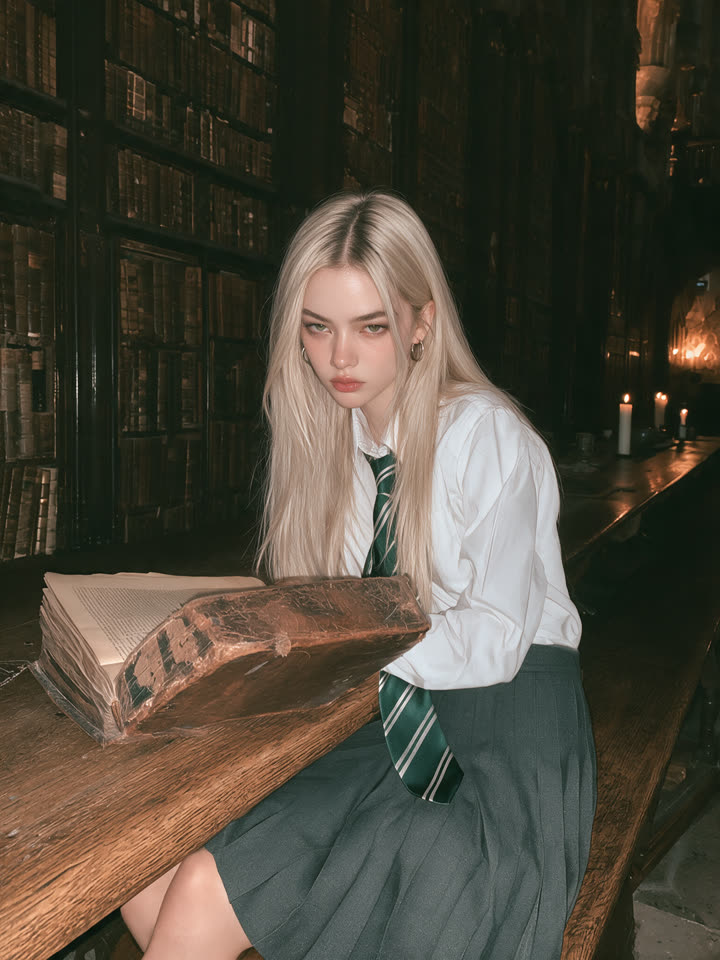 Malfoid in a still from “october at the castle the muggles could never. (and no, nobody is in the last frame”